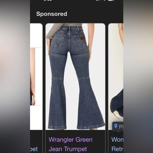 Wrangler Trumpet High Rise Flare Jeans